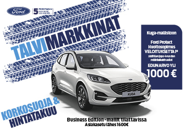 Ford Kuga Business Edition -mallit tilattavissa! Asiakasetu 1600 €!